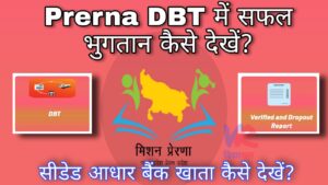 Read more about the article Prerna DBT में सफल भुगतान व सीडेड बैंक खाता डिटेल्स कैसे देखें